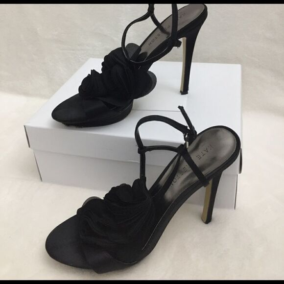 KATE PRESTON black woman heels shoes - Picture 2 of 4